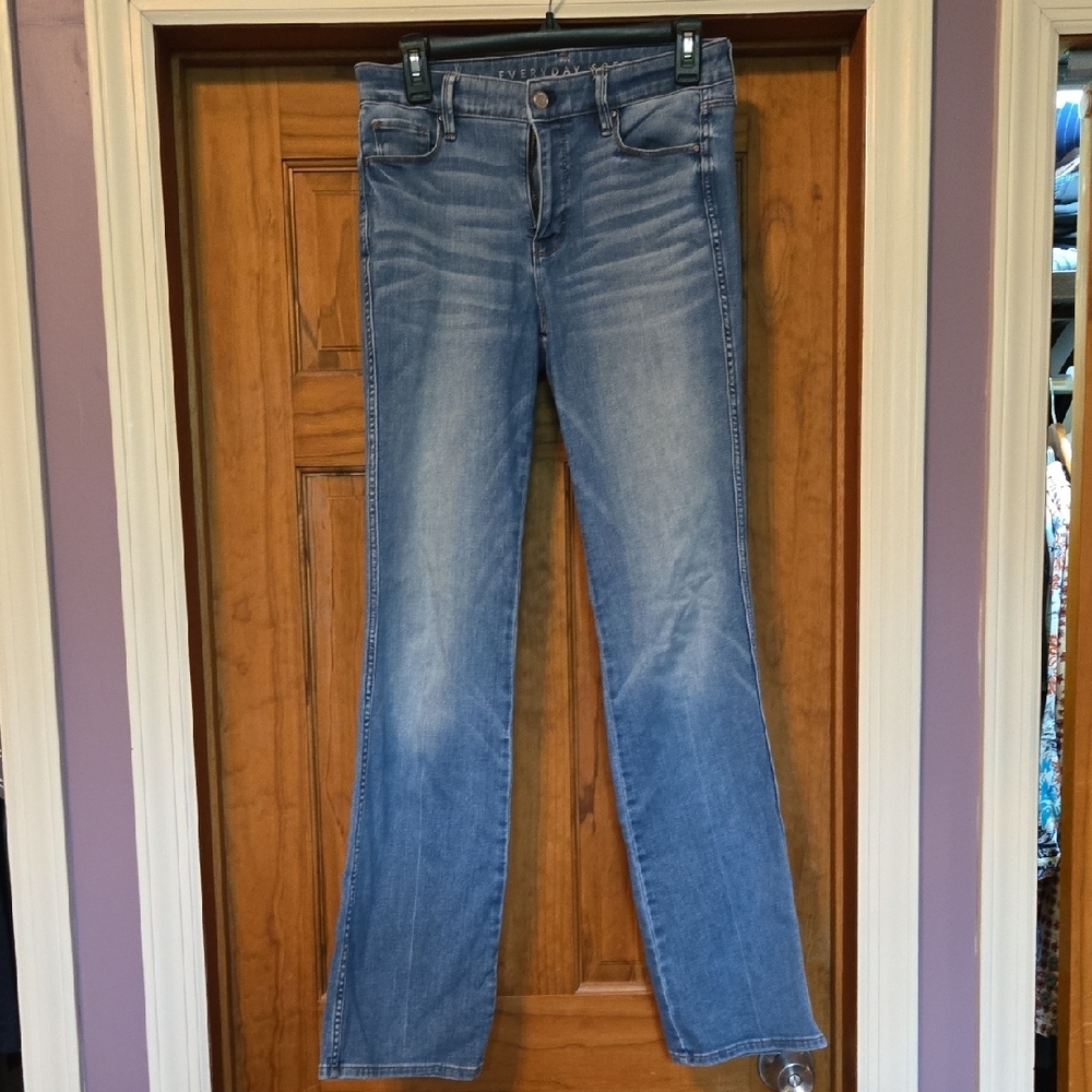 White House Black Market Blue Boot Cut Jeans